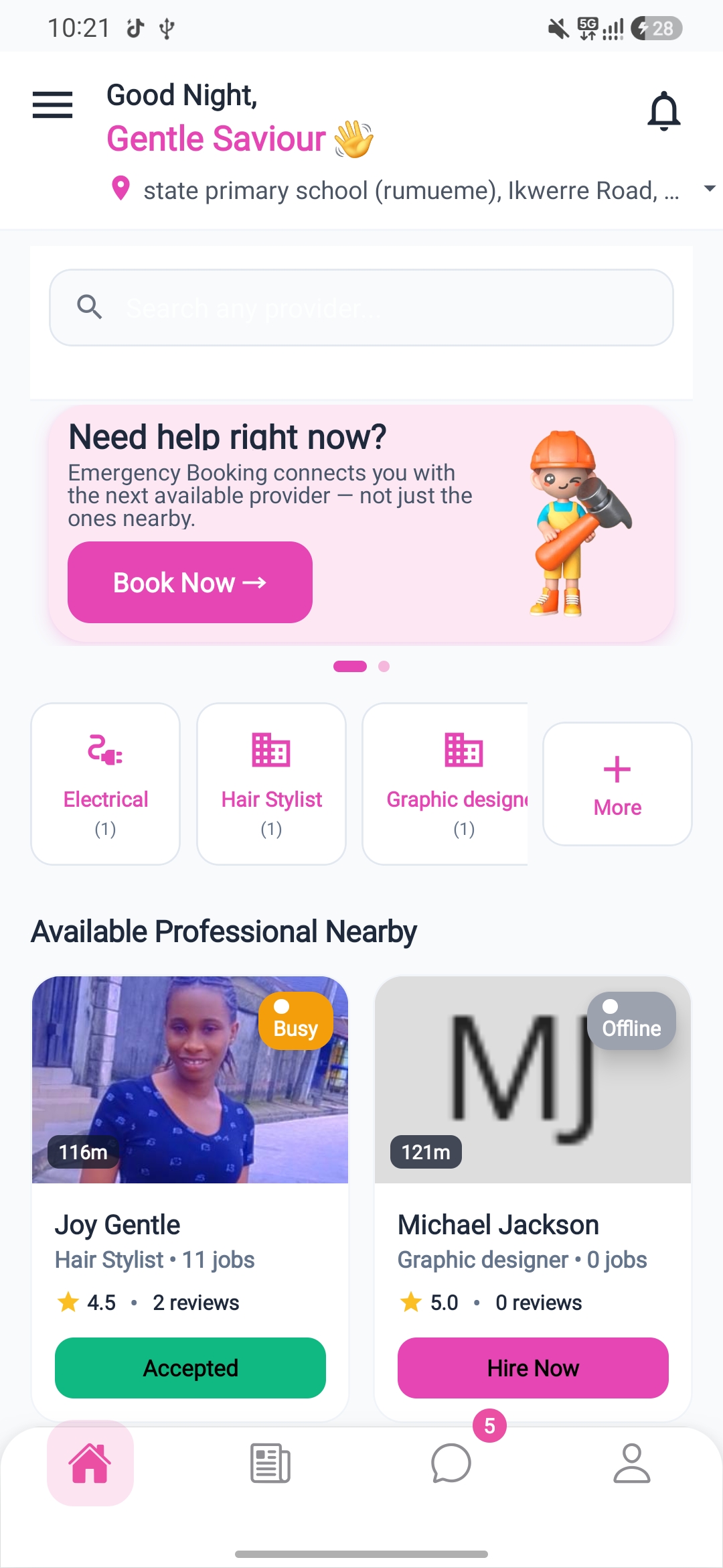 Fastme App Screenshot